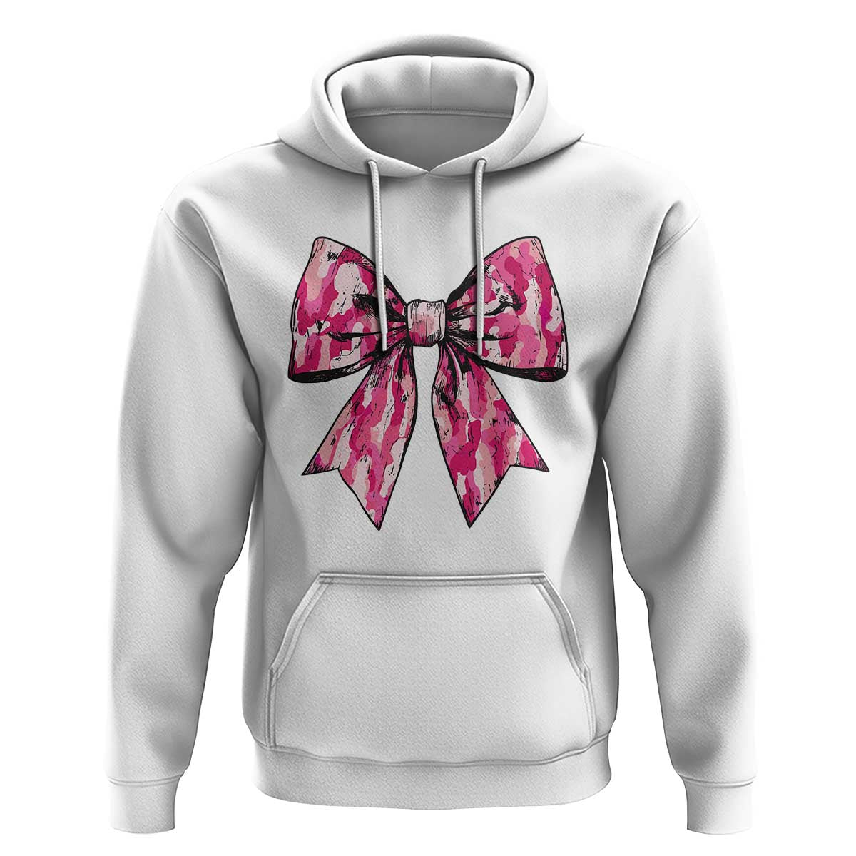 Camo Girl Hoodie Camouflage Bow Coquette Hunting Hunter