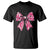 Camo Girl T Shirt Camouflage Bow Coquette Hunting Hunter - Wonder Print Shop