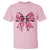Camo Girl T Shirt Camouflage Bow Coquette Hunting Hunter - Wonder Print Shop