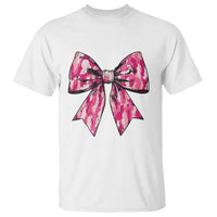 Camo Girl T Shirt Camouflage Bow Coquette Hunting Hunter - Wonder Print Shop