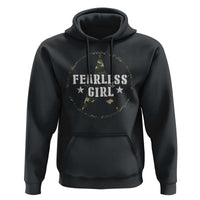Fearless Girl Camouflage Hoodie