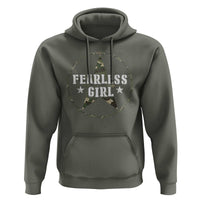Fearless Girl Camouflage Hoodie