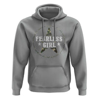 Fearless Girl Camouflage Hoodie
