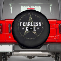 Fearless Girl Camouflage Spare Tire Cover