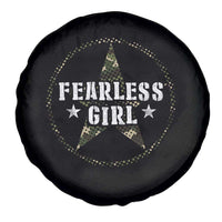 Fearless Girl Camouflage Spare Tire Cover