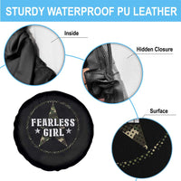 Fearless Girl Camouflage Spare Tire Cover