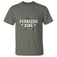 Fearless Girl Camouflage T Shirt - Wonder Print Shop