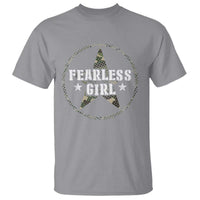 Fearless Girl Camouflage T Shirt - Wonder Print Shop
