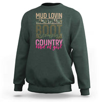 Country Girl Sweatshirt Mud Lovin Camo Wearin Boot Stomping - Wonder Print Shop