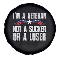 Veteran Pride Spare Tire Cover I'm A Veteran Not A Sucker Or A Loser
