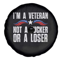 Veteran Pride Spare Tire Cover I'm A Veteran Not A Sucker Or A Loser