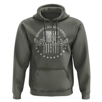 Veterans Day Hoodie Honoring All Who Served Thank You