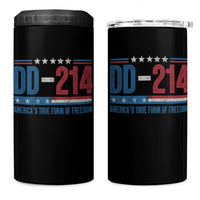 DD-214 Veteran 4 in 1 Can Cooler Tumbler America's True Form Of Freedom