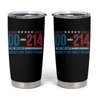 DD-214 Veteran Tumbler Cup America's True Form Of Freedom