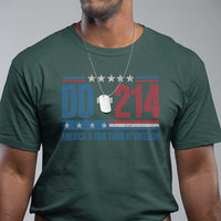DD-214 Veteran T Shirt America's True Form Of Freedom - Wonder Print Shop