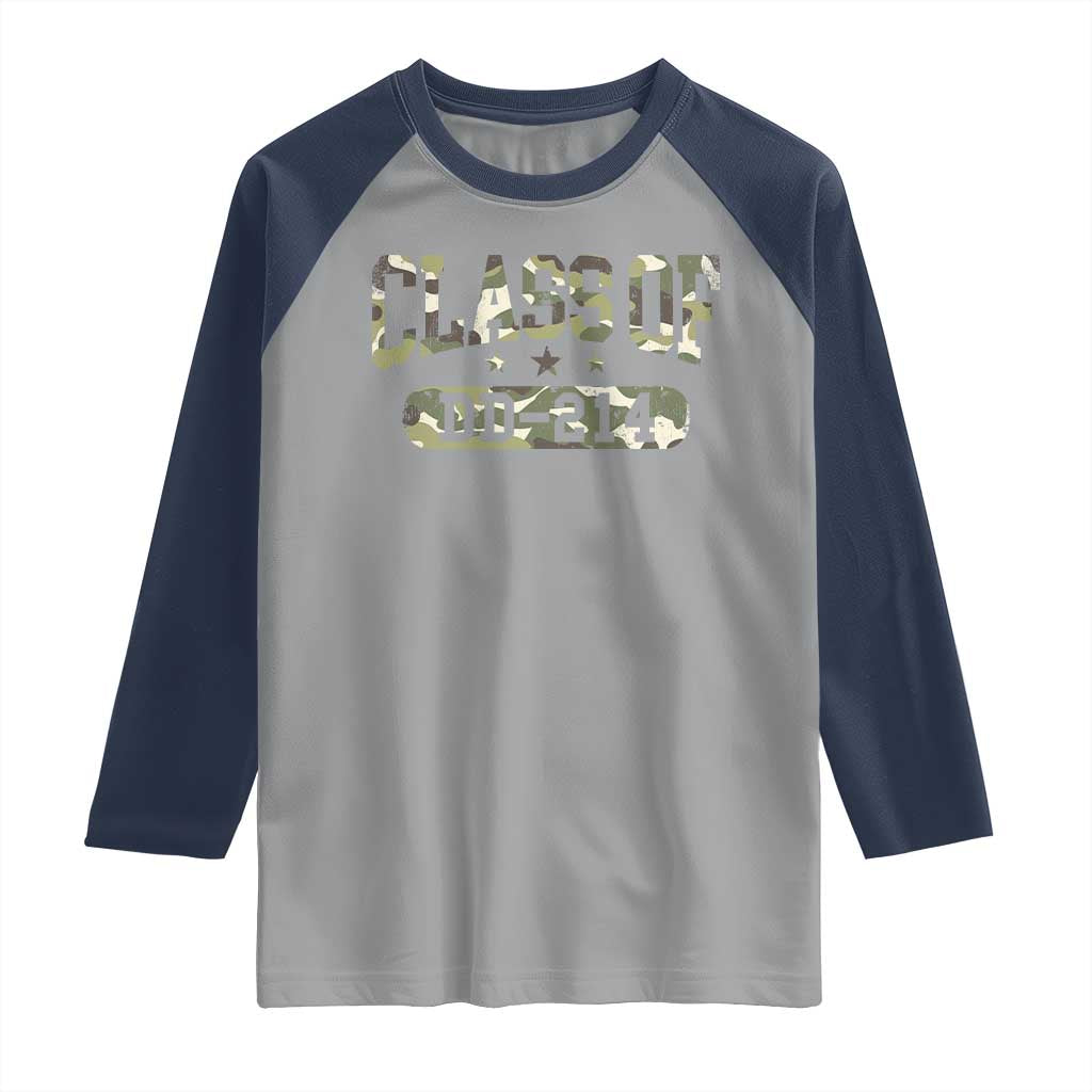 Funny Veteran Army Retirement Class Of DD-214 Raglan Shirt
