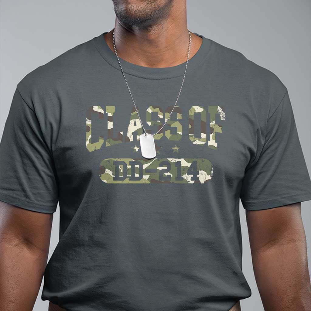 Funny Veteran Army Retirement Class Of DD-214 T Shirt - Wonder Print Shop