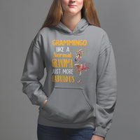 Grammingo Like A Normal Grandma Just More Fabulous Flamingo Hoodie - Wonder Print Shop