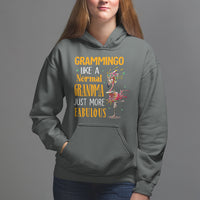 Grammingo Like A Normal Grandma Just More Fabulous Flamingo Hoodie - Wonder Print Shop