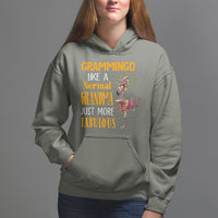 Grammingo Like A Normal Grandma Just More Fabulous Flamingo Hoodie - Wonder Print Shop
