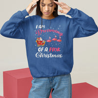 I Am Dreaming Of A Pink Christmas Santa Flamingo Sweatshirt - Wonder Print Shop