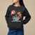 Be Nice To The Lunch Lady Santa Is Watching Funny Christmas Sweatshirt - Wonder Print Shop