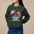 Be Nice To The Lunch Lady Santa Is Watching Funny Christmas Sweatshirt - Wonder Print Shop