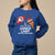 Be Nice To The Lunch Lady Santa Is Watching Funny Christmas Sweatshirt - Wonder Print Shop