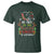 Be Nice To The Nurse Santa is Watching Funny Christmas T Shirt - Wonder Print Shop