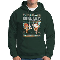 Ginjas Gingerbread Ninjas Funny Christmas Hoodie - Wonder Print Shop