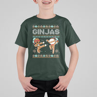 Ginjas Gingerbread Ninjas Funny Christmas T Shirt For Kid - Wonder Print Shop