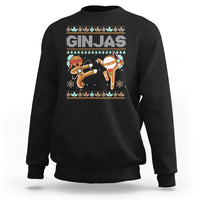 Ginjas Gingerbread Ninjas Funny Christmas Sweatshirt - Wonder Print Shop