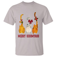 Merry Kissmyass Funny Cat Christmas T Shirt - Wonder Print Shop