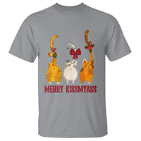 Merry Kissmyass Funny Cat Christmas T Shirt - Wonder Print Shop