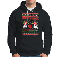 Merry Catmas Funny Cat Christmas Hoodie - Wonder Print Shop