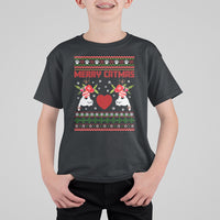Merry Catmas Funny Cat Christmas T Shirt For Kid - Wonder Print Shop
