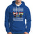 Meowy Xmas Funny Cat Couple With Sunglass Hoodie - Wonder Print Shop