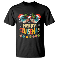 Merry Cruisemas Hawaiian Christmas Palm Tree Sunglass T Shirt - Wonder Print Shop