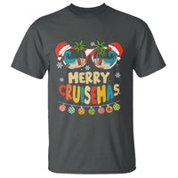 Merry Cruisemas Hawaiian Christmas Palm Tree Sunglass T Shirt - Wonder Print Shop