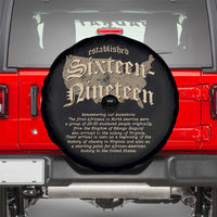 Black History Spare Tire Cover 1619 Sixteen-Nineteen Established