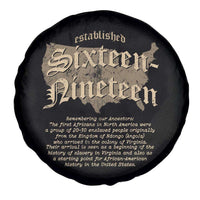 Black History Spare Tire Cover 1619 Sixteen-Nineteen Established