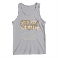 Black History Tank Top 1619 Sixteen-Nineteen Established