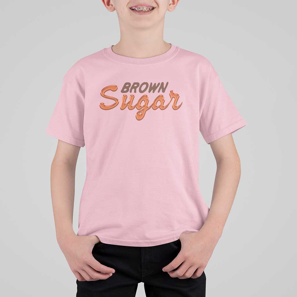 Melanin African Pride T Shirt For Kid Brown Sugar