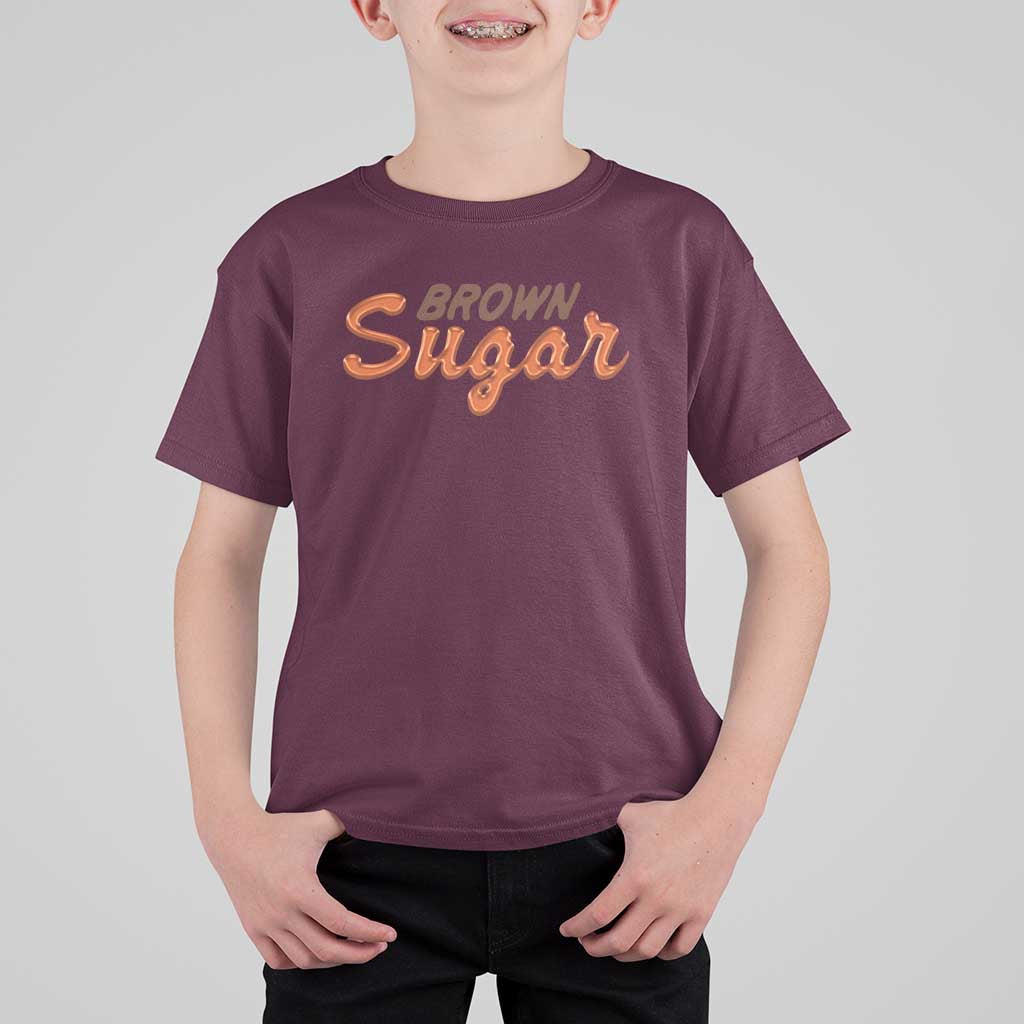 Melanin African Pride T Shirt For Kid Brown Sugar