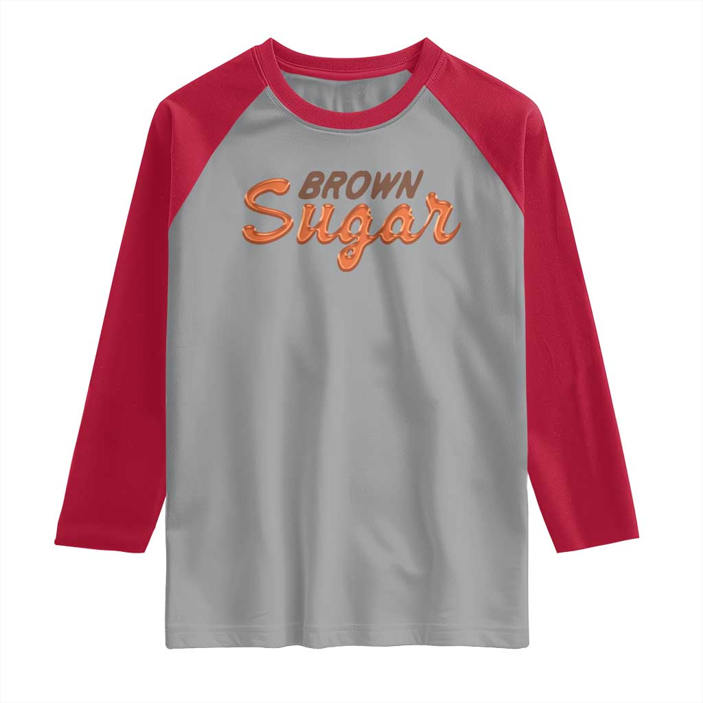 Melanin African Pride Raglan Shirt Brown Sugar