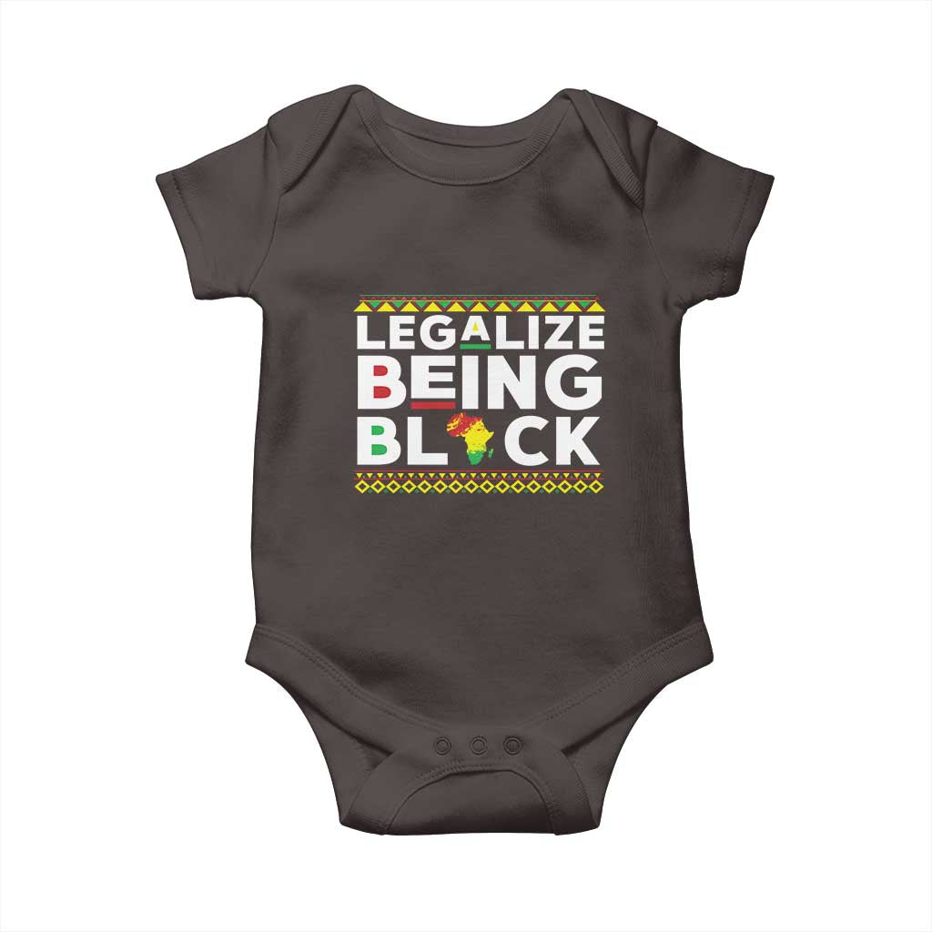 Black Pride Baby Onesie Legalize Being Black History Month