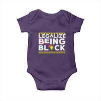 Black Pride Baby Onesie Legalize Being Black History Month