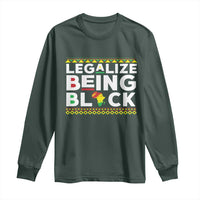 Black Pride Long Sleeve Shirt Legalize Being Black History Month