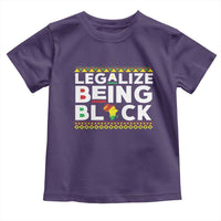 Black Pride Toddler T Shirt Legalize Being Black History Month