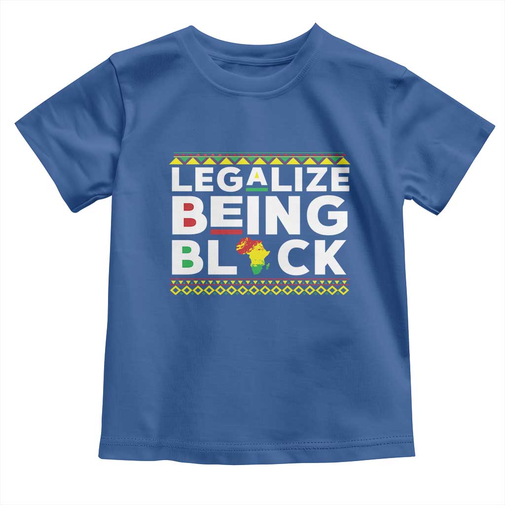 Black Pride Toddler T Shirt Legalize Being Black History Month
